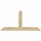 Ekena Millwork Portland Rough Sawn Timber Gable Bracket, Douglas Fir, 48"W x 24"H x 4"D x 4"F, 12/12 Pitch GBW048X24X0404POR00RDF - alternate 1